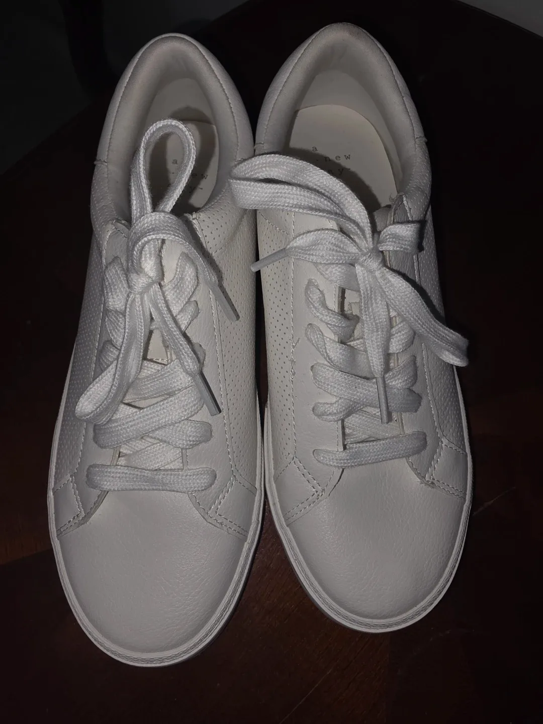 A New Day White Sneakers - Size 8 image indicator(6)