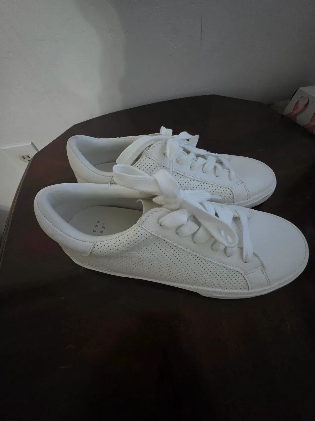 A New Day White Sneakers - Size 8 image indicator(7)