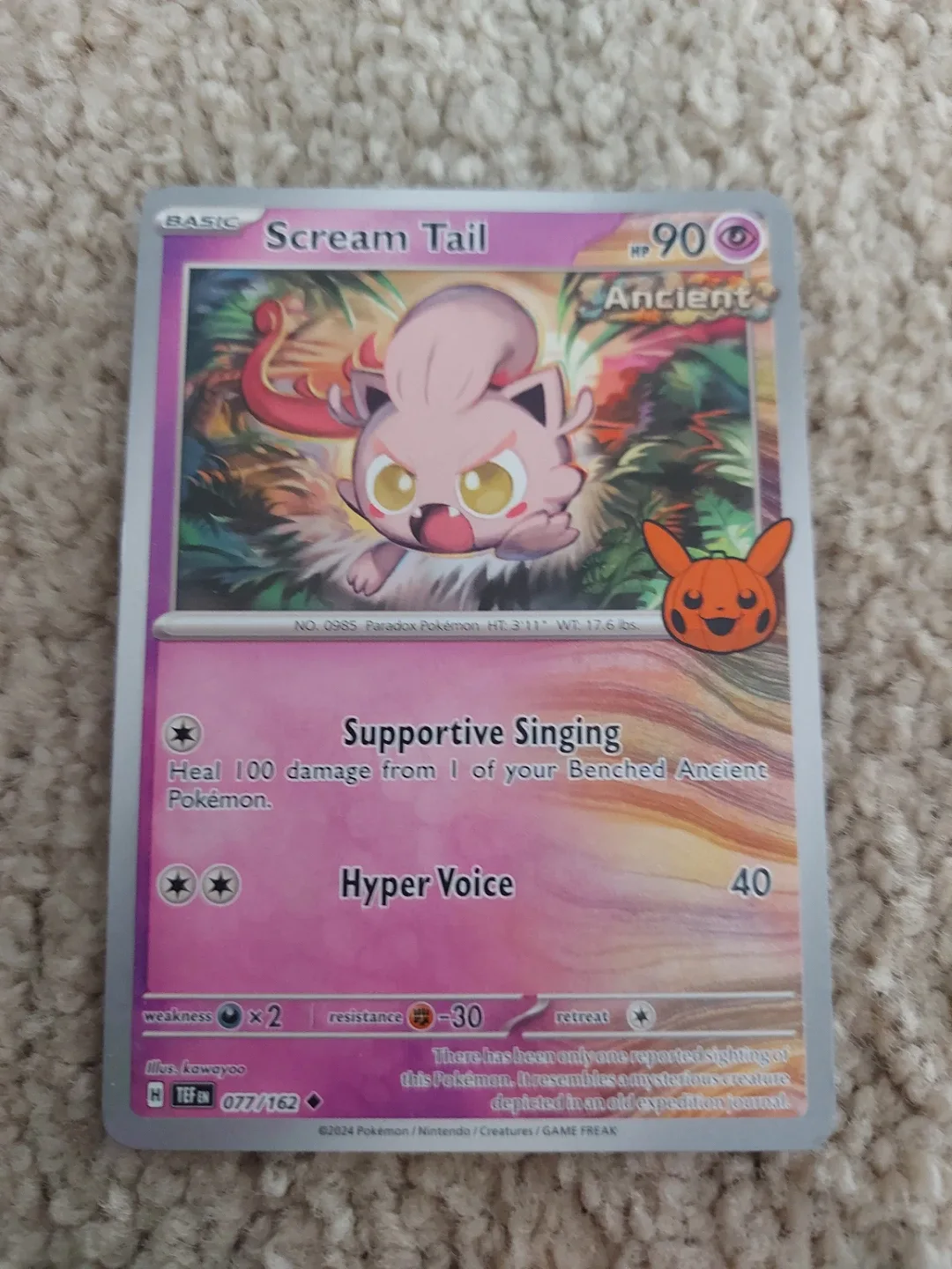 Pokemon Cards - Magneton, Duskull, Scream Tail, Abra