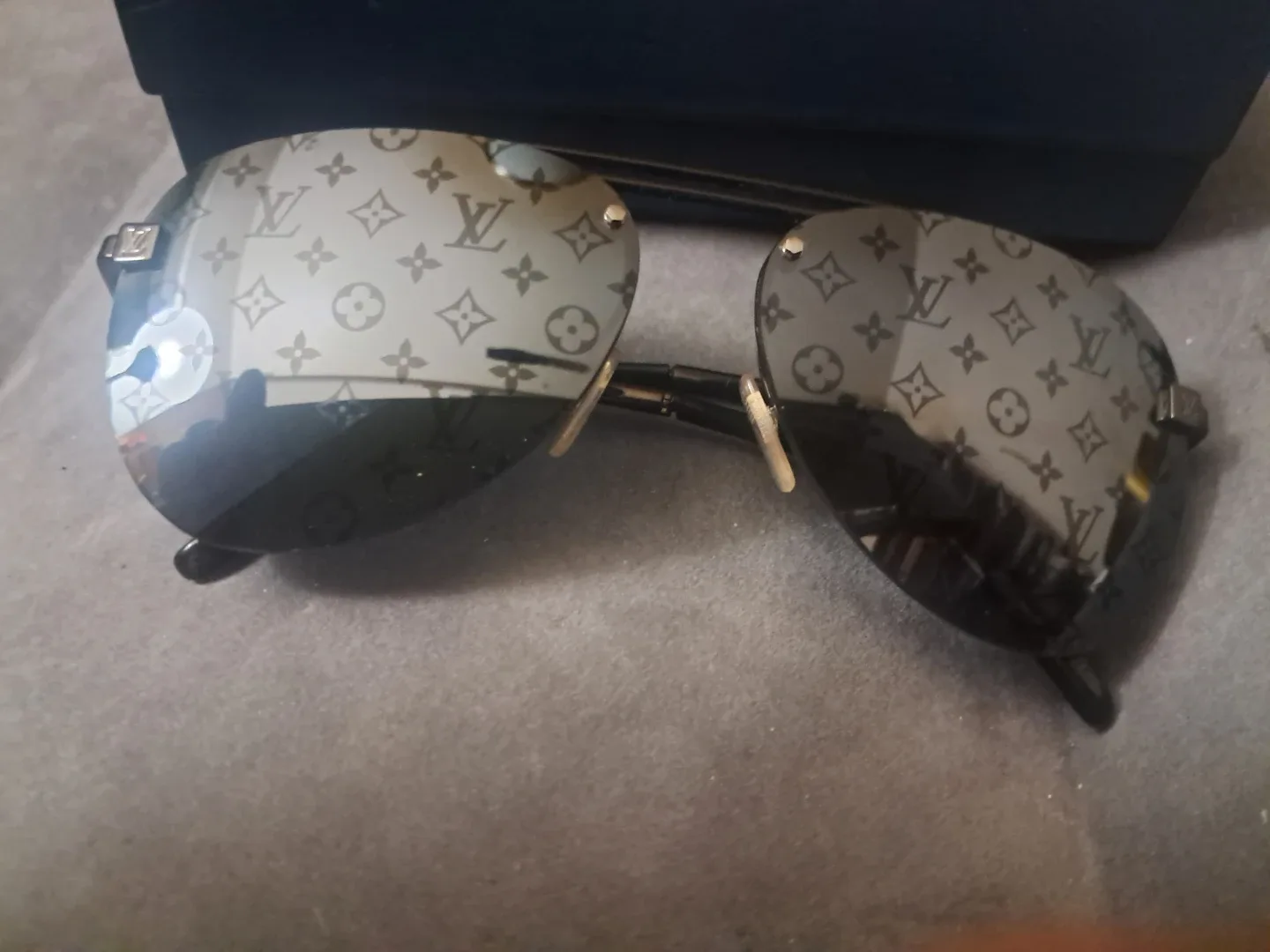 Louis Vuitton Sunglasses with Case image indicator(2)