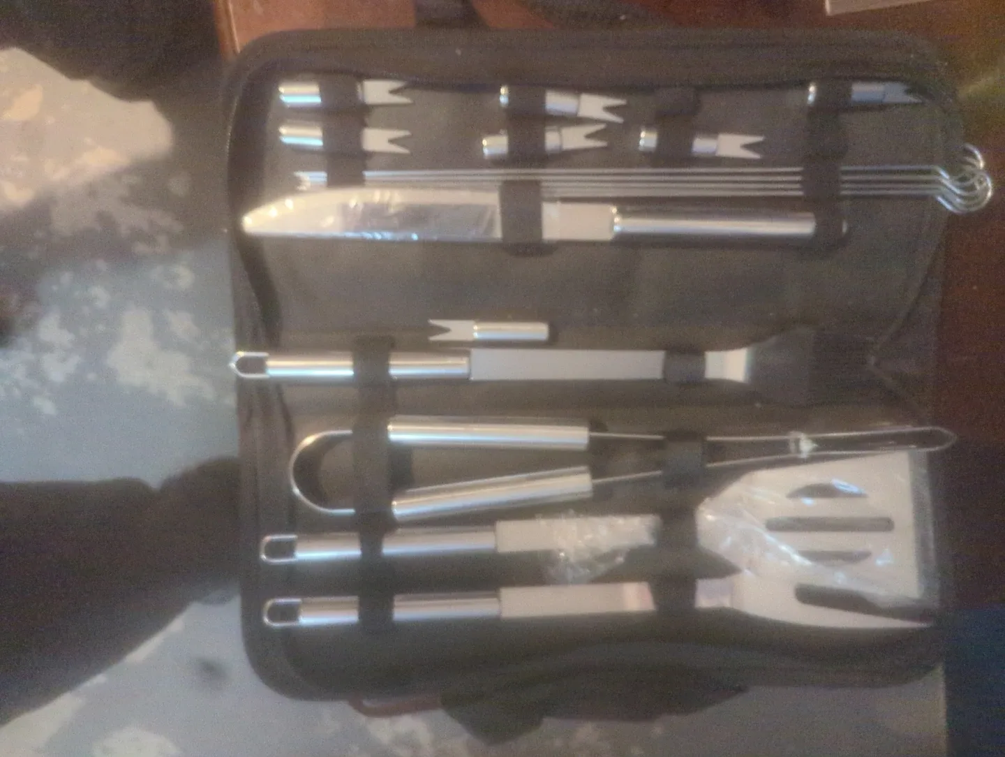 BBQ Grill Tool Set with Case