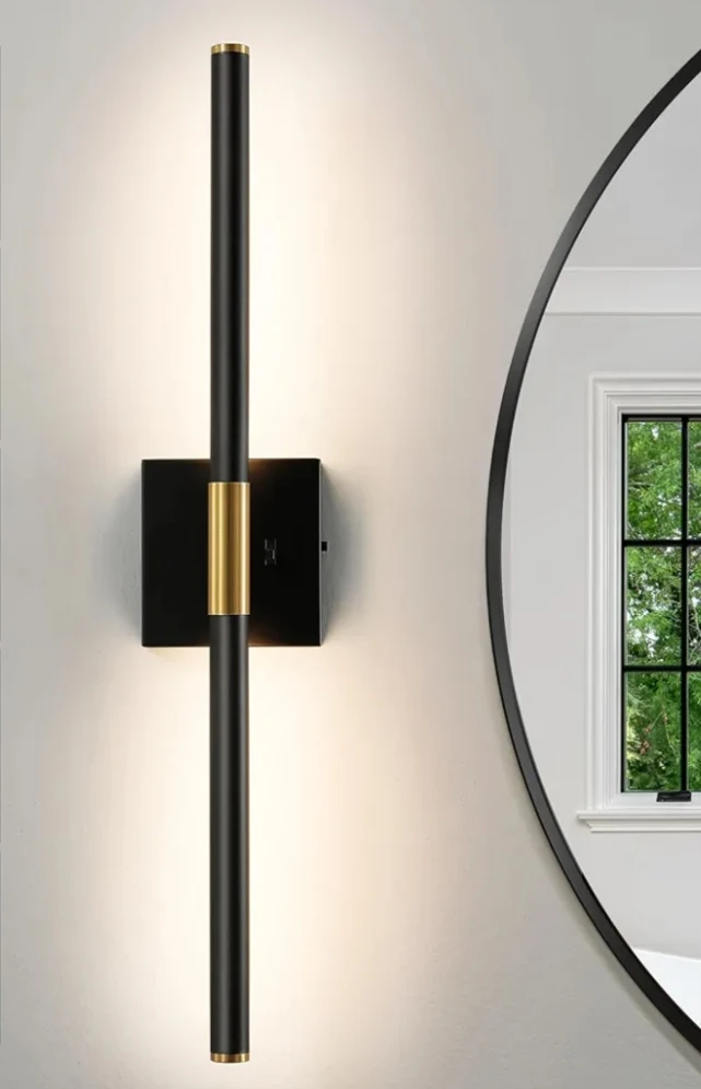 Faziyo Black Gold Vanity Light - 24 inch