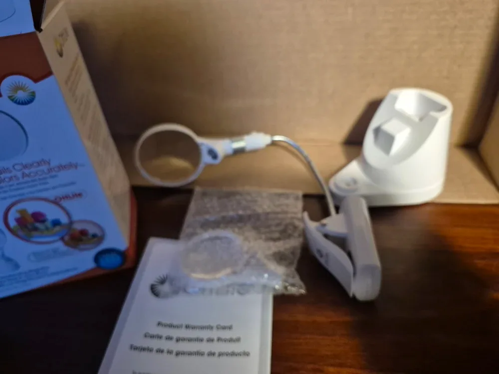 OttLite LED Clip & Freestanding Magnifier image indicator(6)