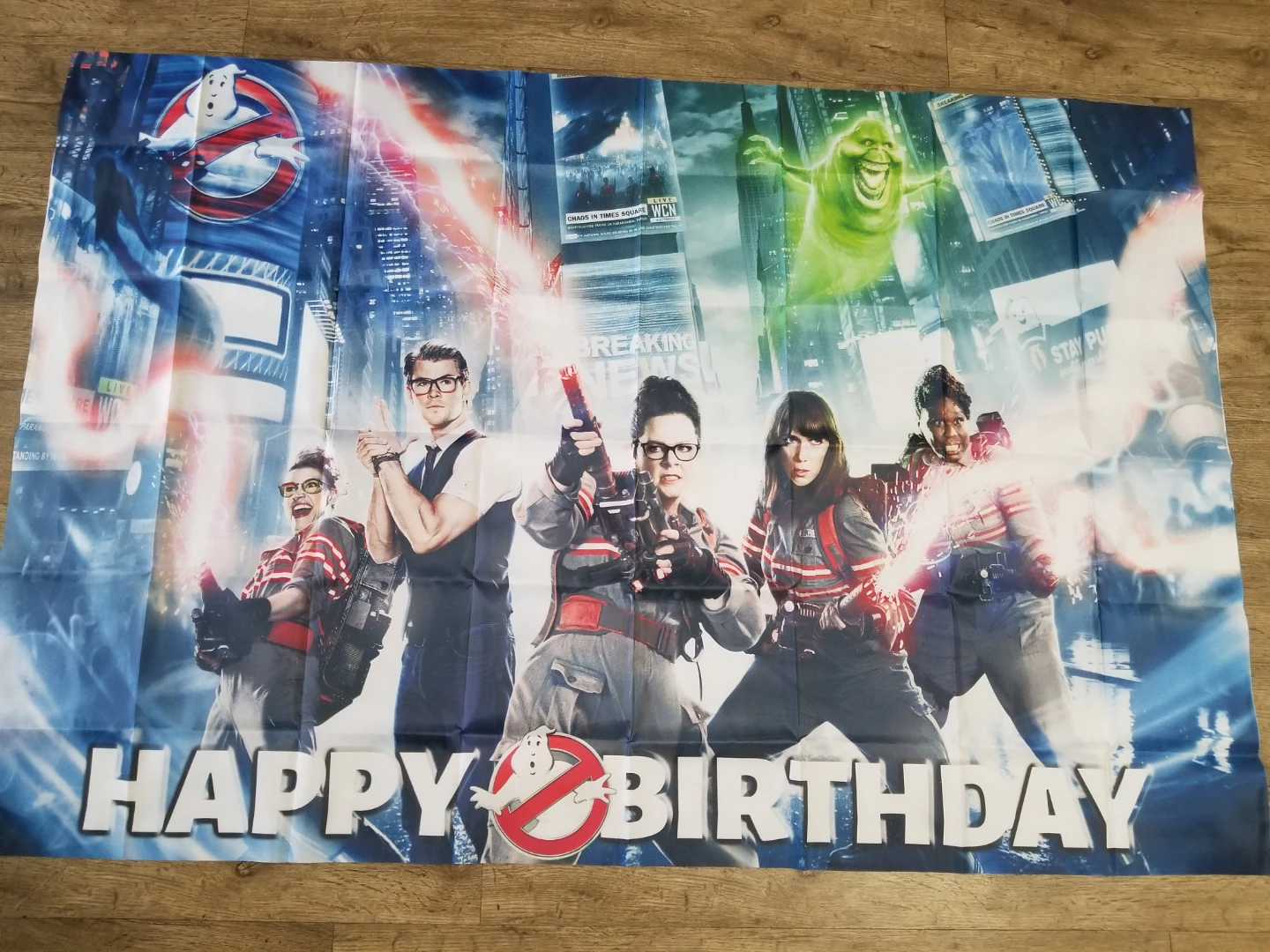 Ghostbusters Happy Birthday Banner