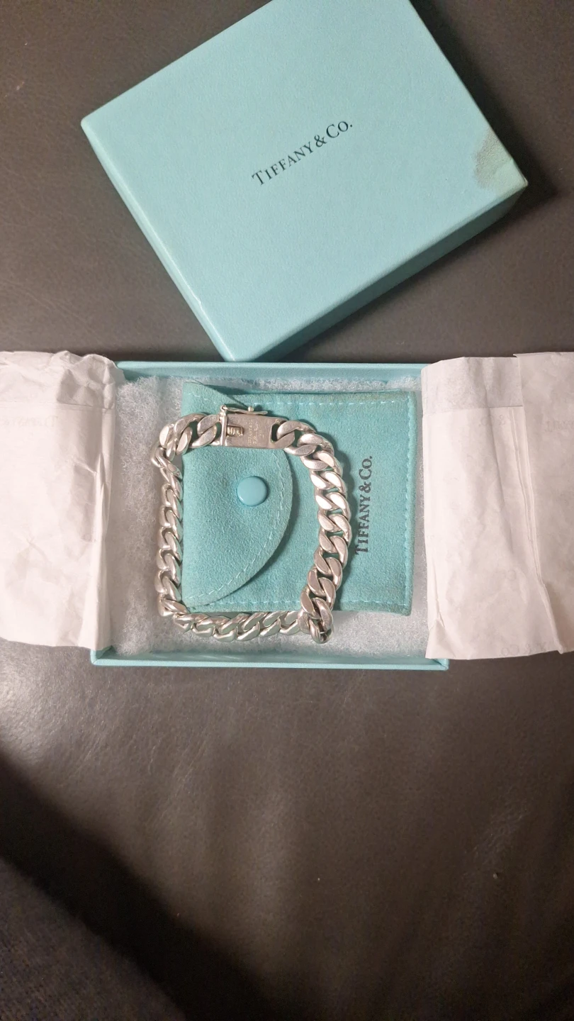 Tiffany & Co. Guys Silver Chain Link Bracelet - photo 2