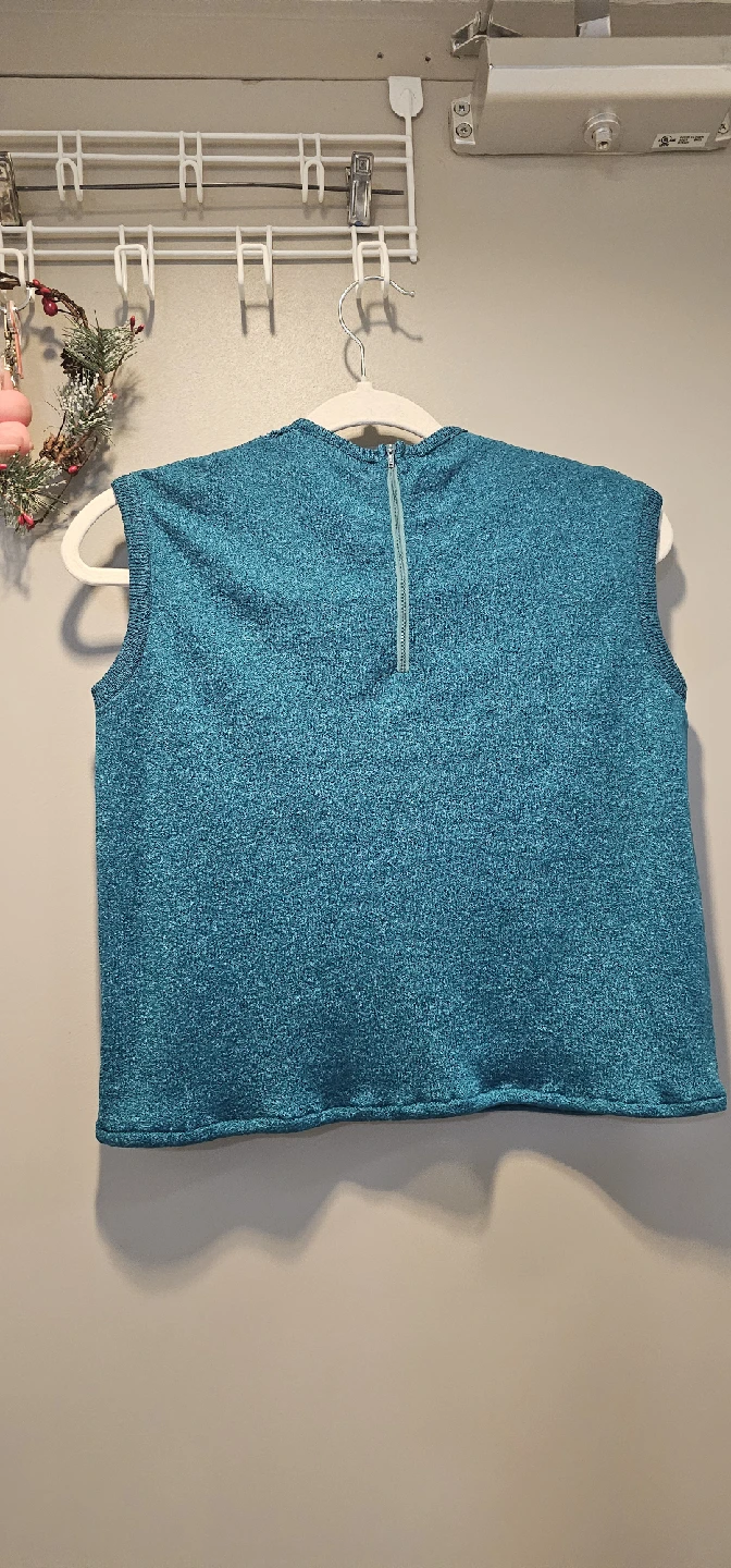 Banten by Paris Star Teal Sleeveless Top - photo 3
