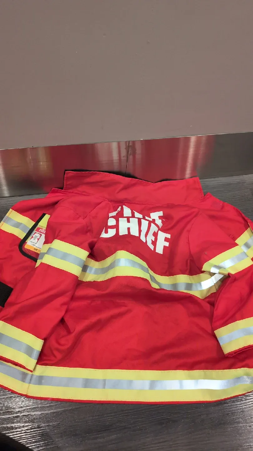 Firefighter Costume & Tonka Firetruck image indicator(5)