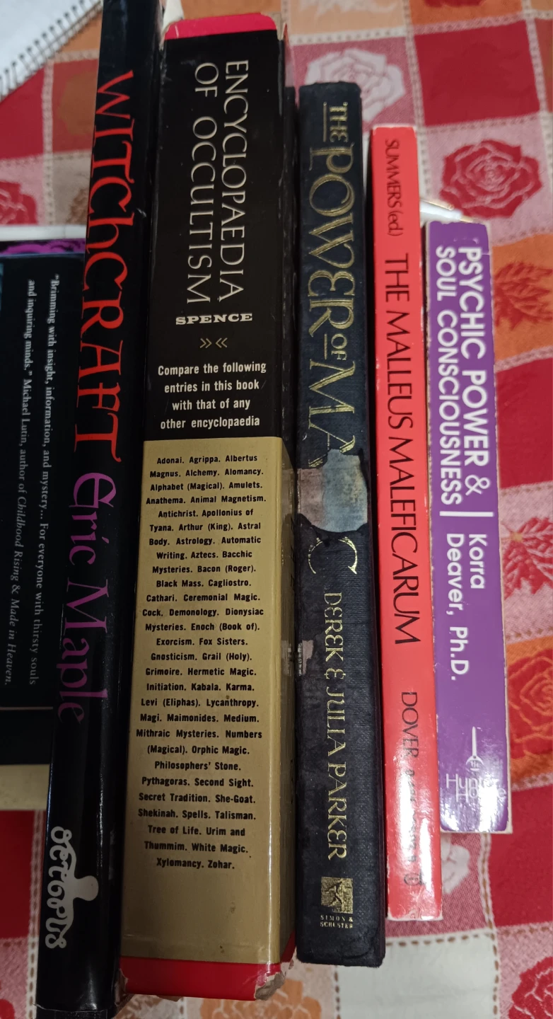 Occult/Magic Books - Witchcraft, Power of Magic, More