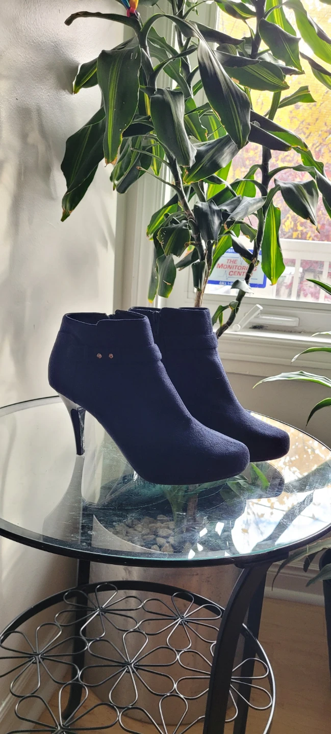 Woolrich Blue Ankle Boots, Size 8