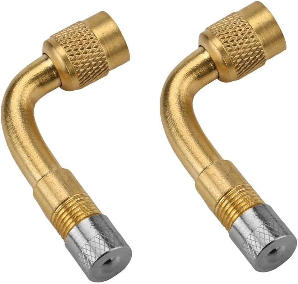 90 Degree Tyre Valve Extension Adaptor for Car Motorcycle