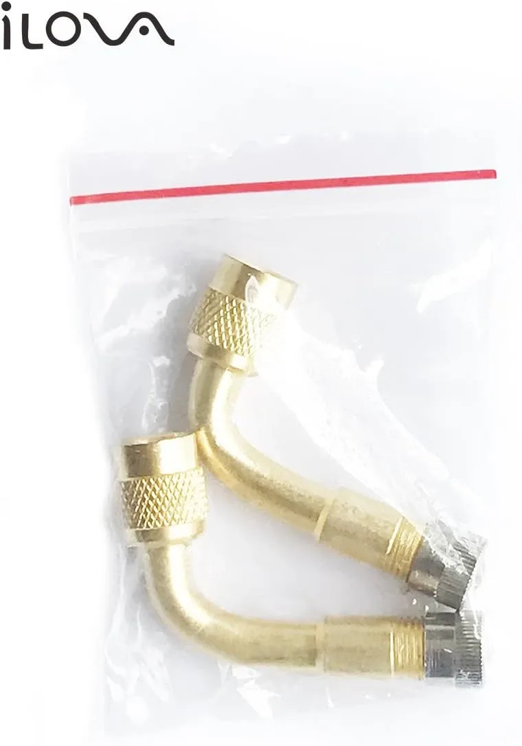 90 Degree Tyre Valve Extension Adaptor for Car Motorcycle image indicator(7)