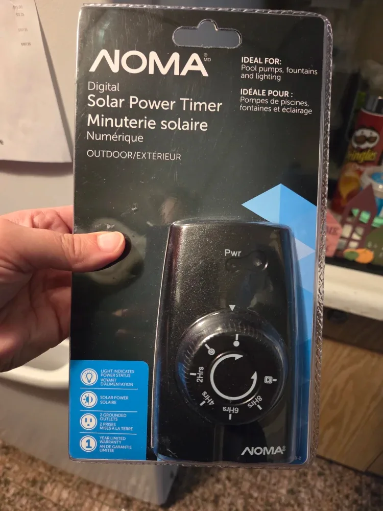 NOMA Digital Solar Power Timer - NEW