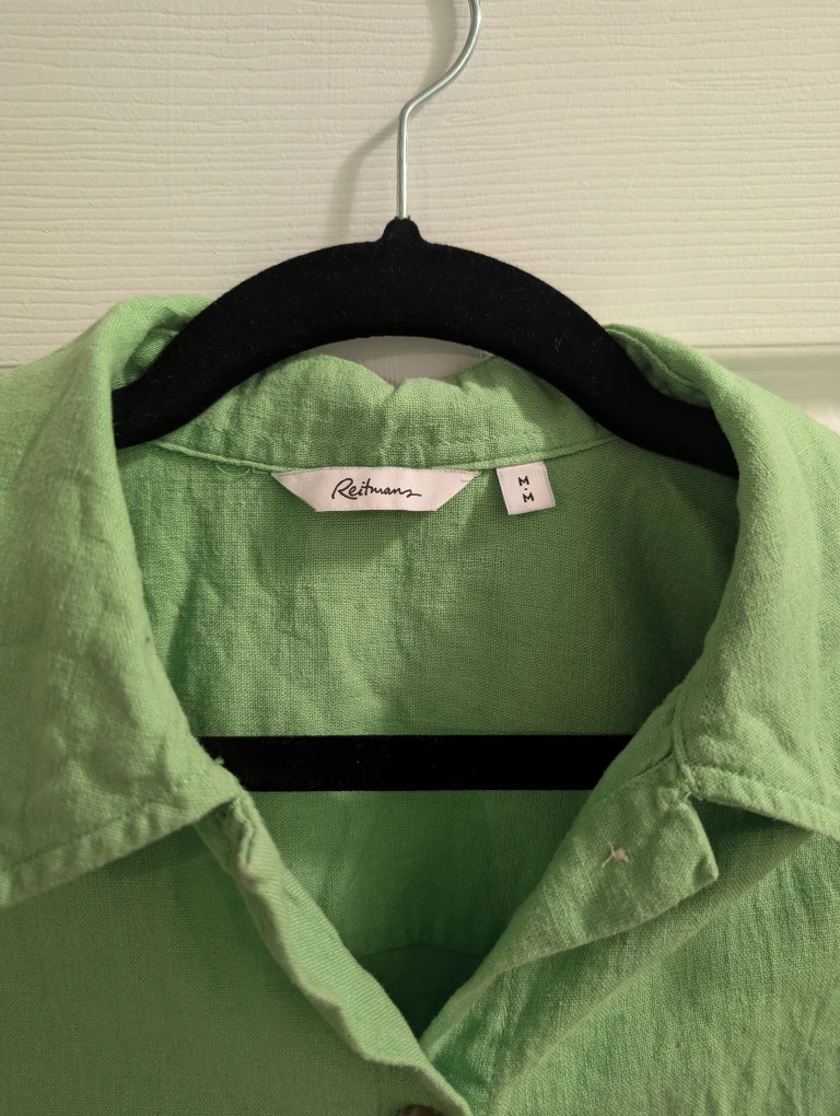 Green Button-Up Shirt - Size M - photo 2
