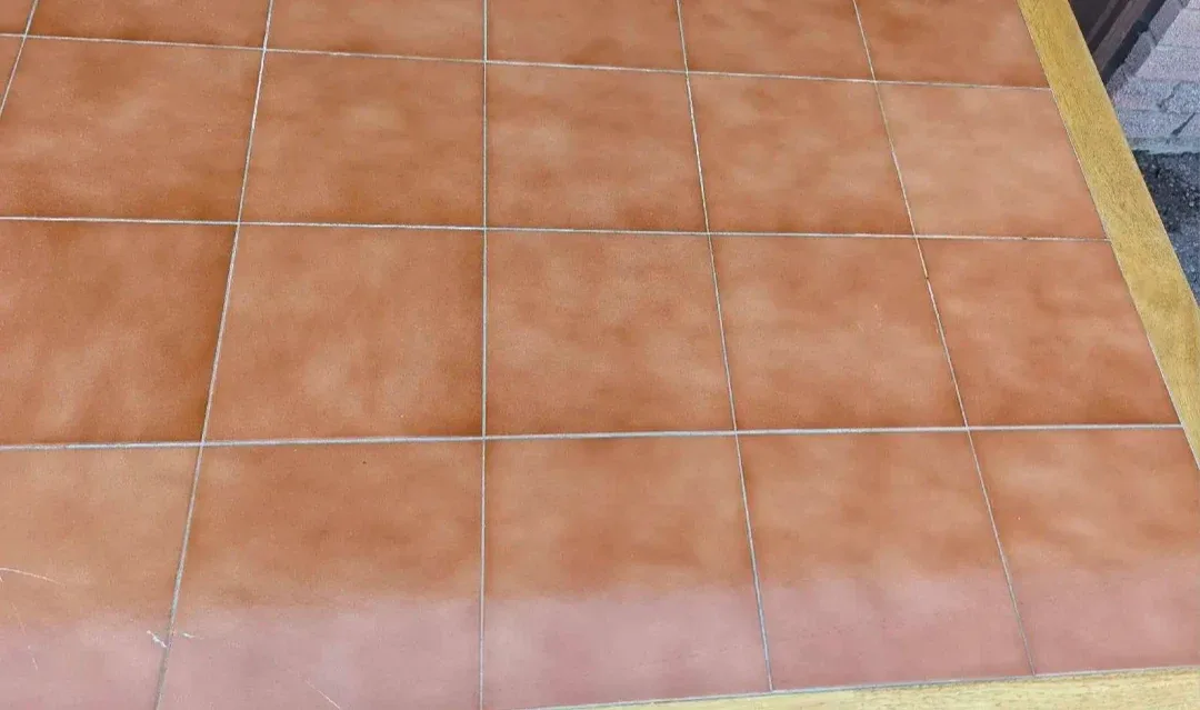 Wood Dining Table with Tile Inlay image indicator(4)