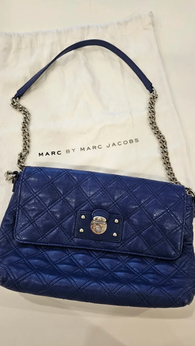 Marc by Marc Jacobs Blue Quilted Handbag