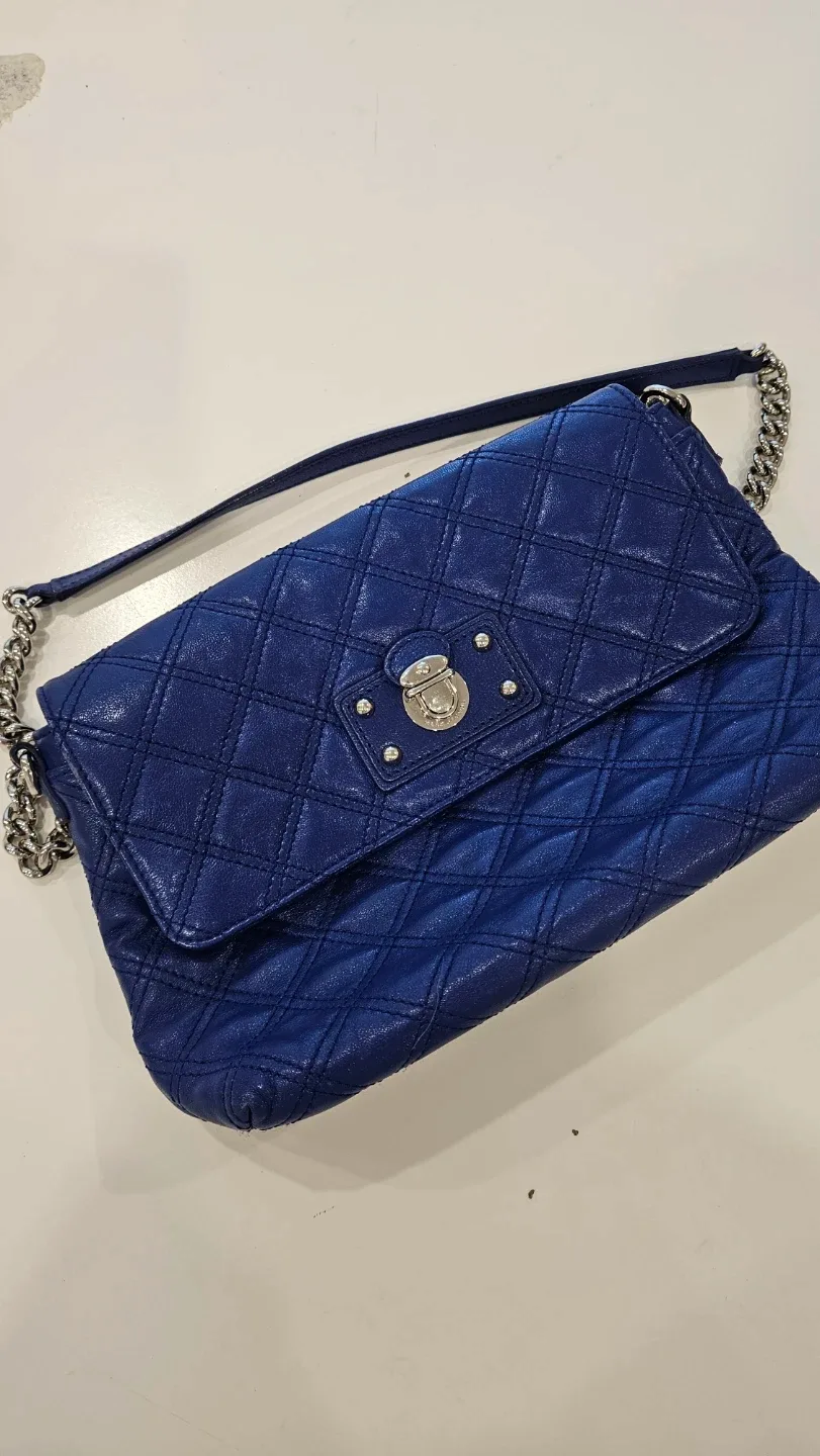 Marc by Marc Jacobs Blue Quilted Handbag image indicator(7)