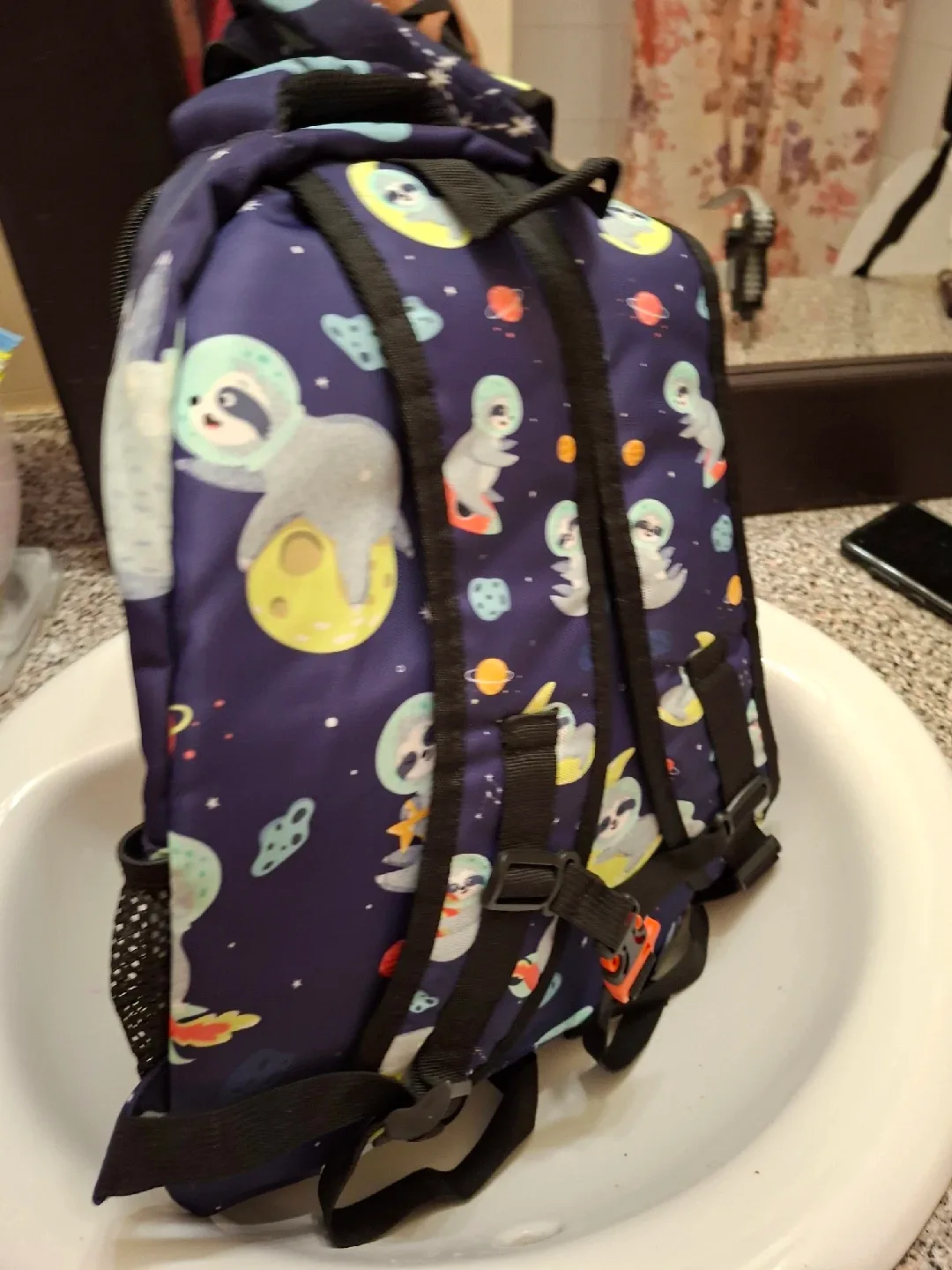 🥕Sloth Astronaut Kids Backpack image indicator(4)