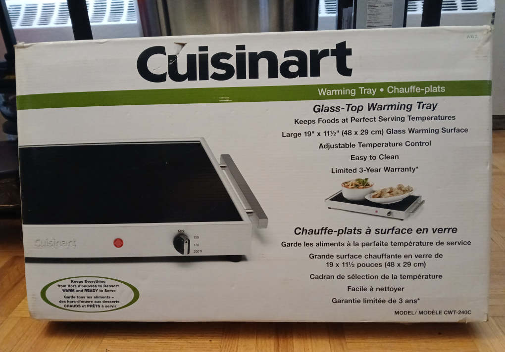 Cuisinart Glass-Top Warming Tray