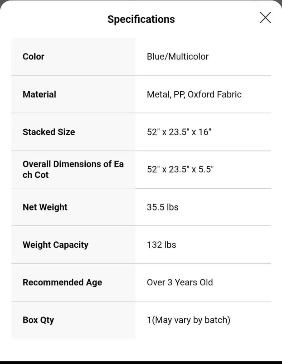 Kids Sleeping Cots image indicator(4)