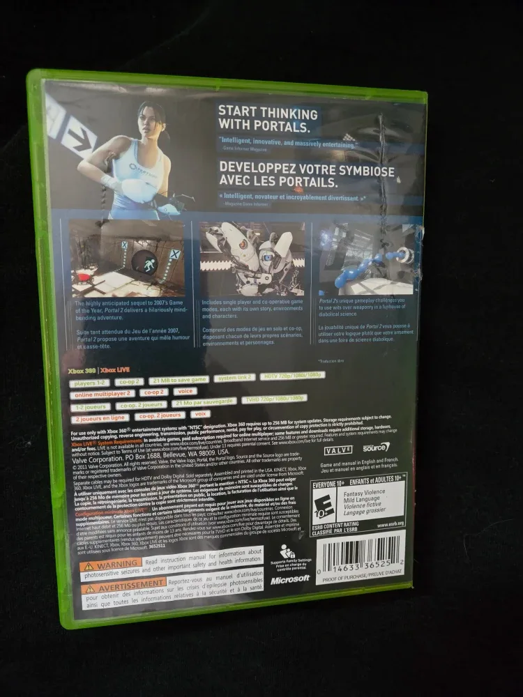 XBOX 360 Portal 2 image indicator(2)