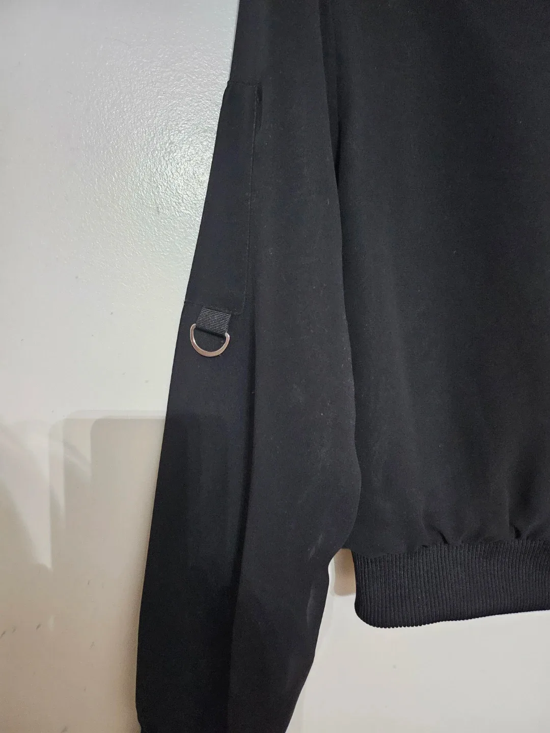 🖤🩶🫶💫Zara Black Bomber Jacket - Size XS image indicator(3)