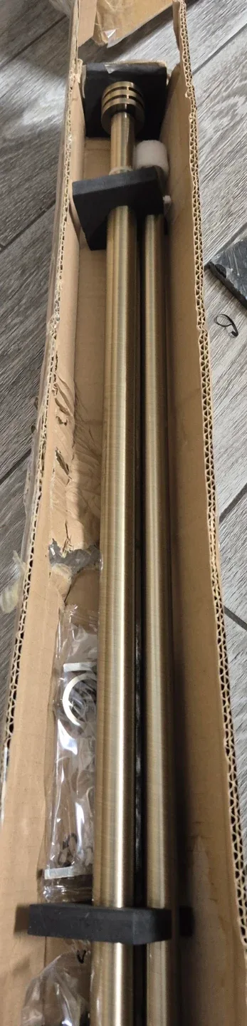 Antique Bronze Curtain Rod 72-144" image indicator(6)