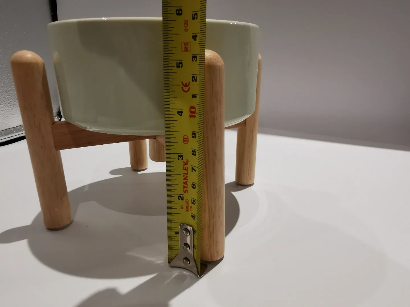 Elevated Pet Bowl with Wooden Stand image indicator(5)