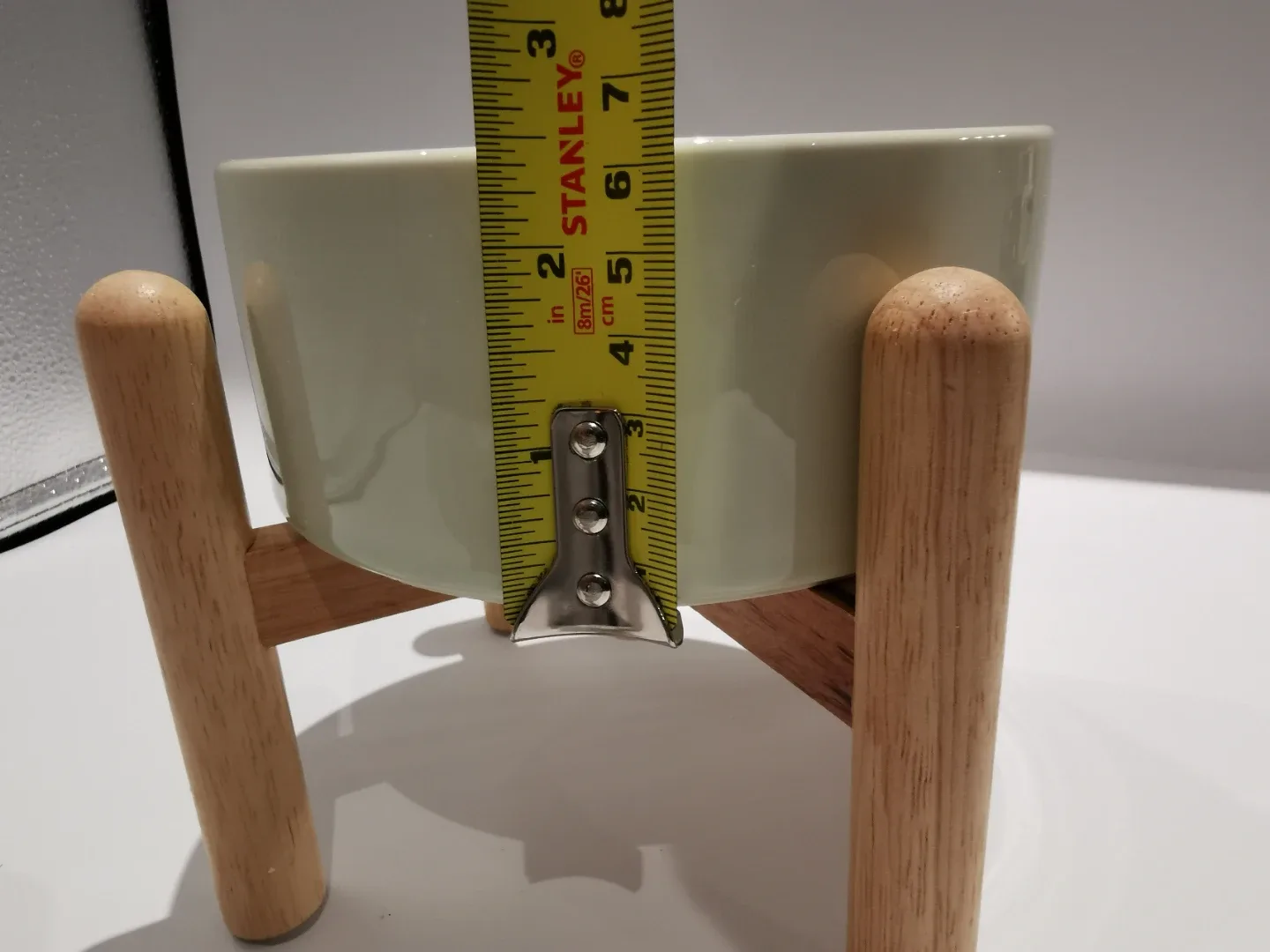 Elevated Pet Bowl with Wooden Stand image indicator(6)