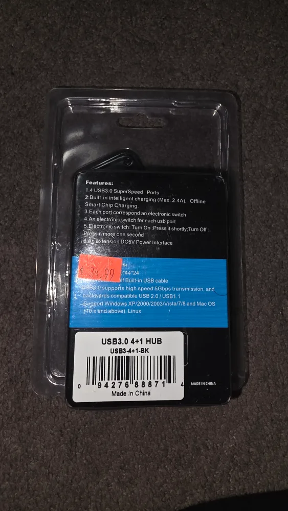 New USB 3.0 4+1 Port Hub image indicator(2)