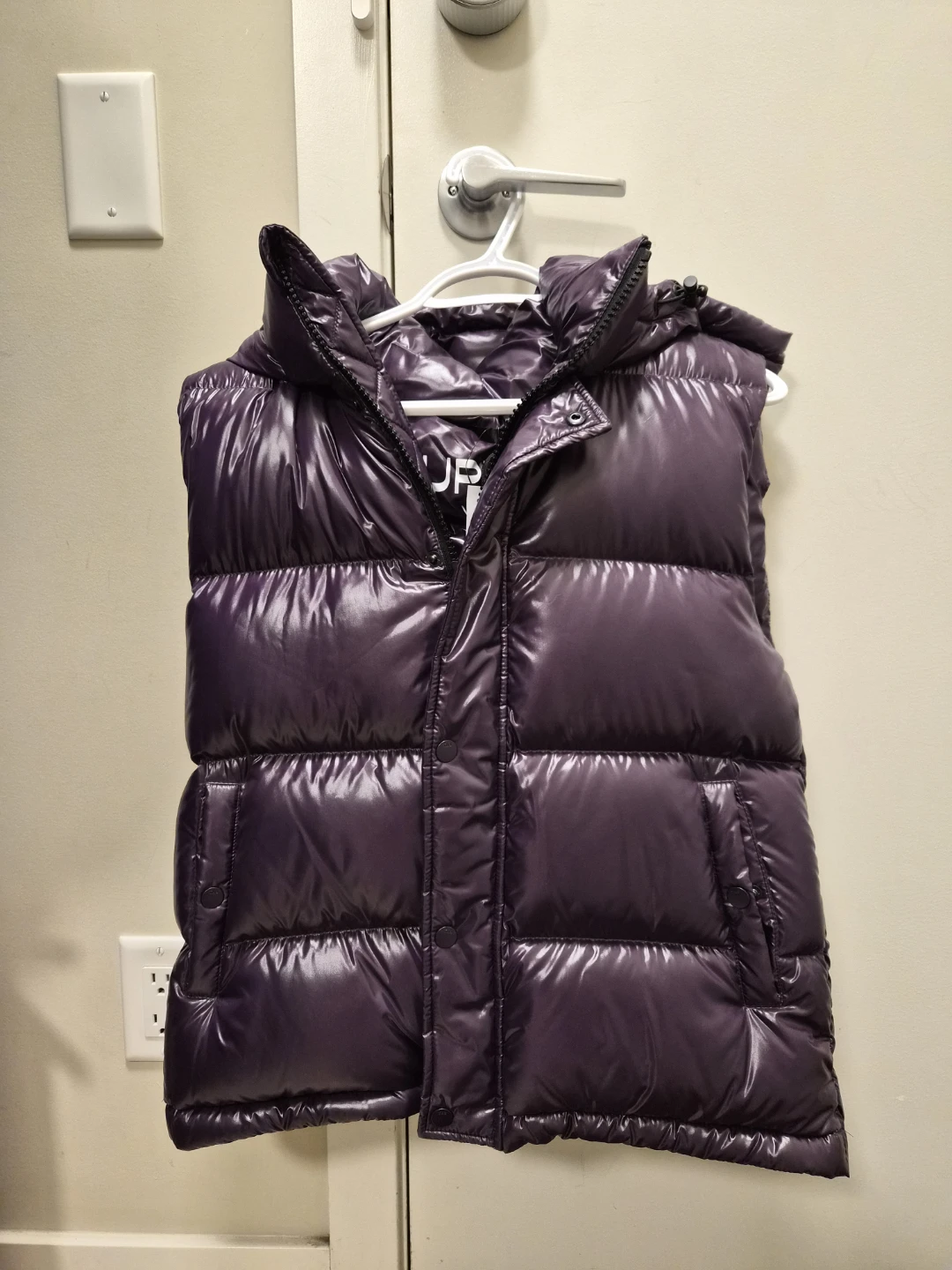 Purple Super Puffer Vest