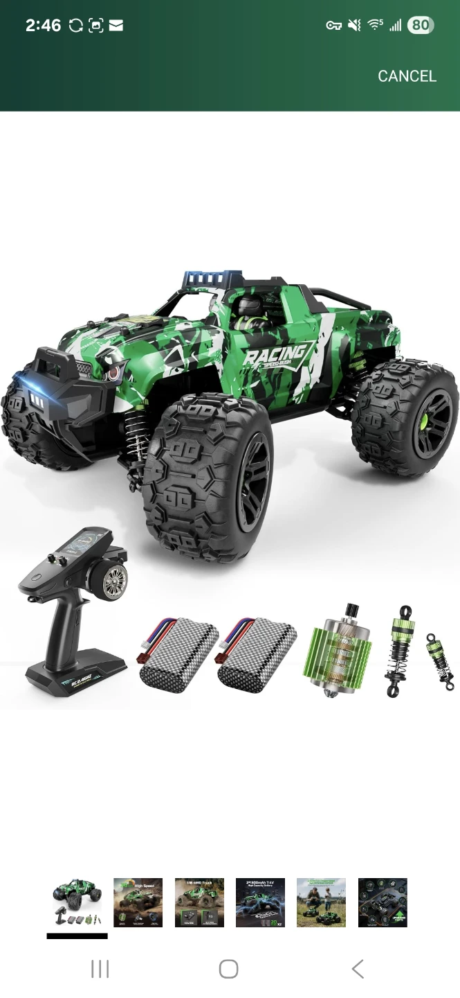 RControl Car RC Cars Truck for Adults Boys Age 8-12 Kids, 36KMH