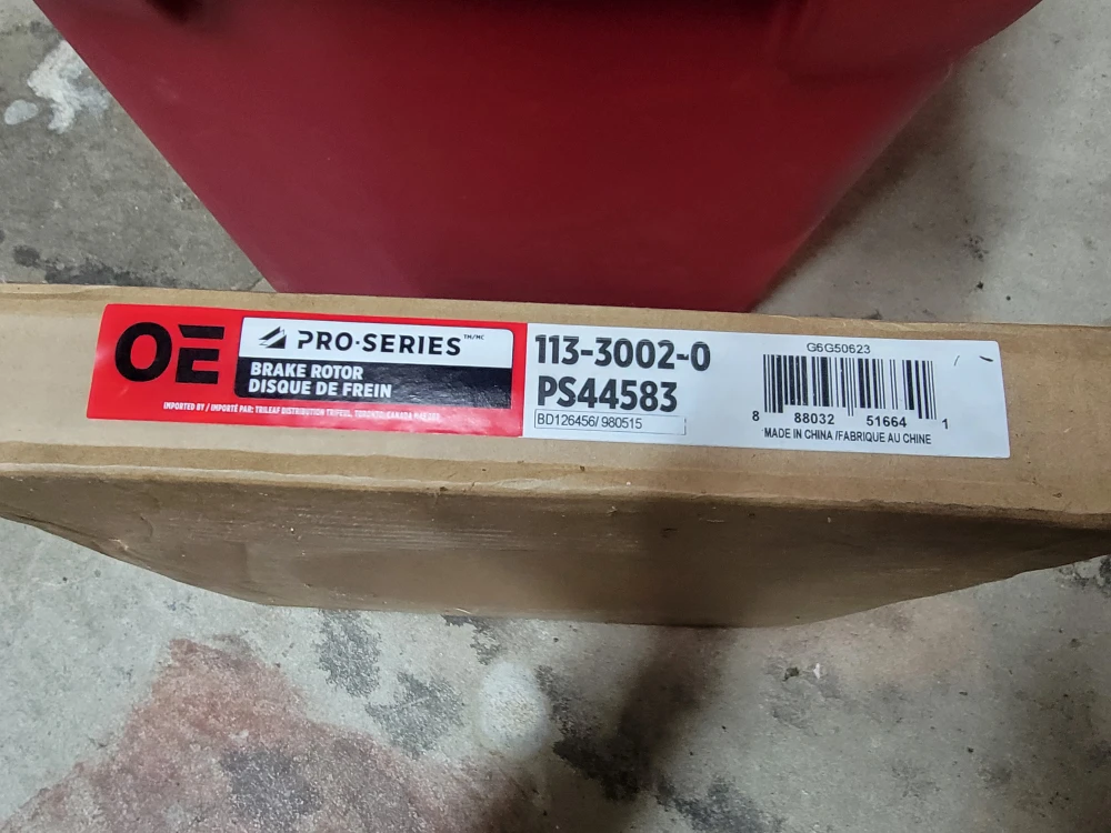 2012-2016 Honda CRV Front Brake Rotors - photo 2