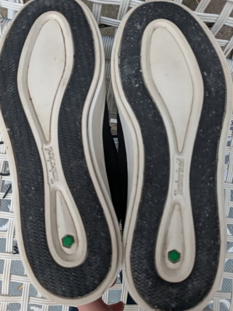 Timberland Black Leather High-Top Sneakers sz Ladies 8 image indicator(8)