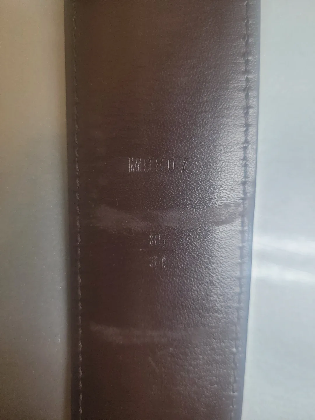 Louis Vuitton Damier Ebene Belt Size 85/34 image indicator(2)