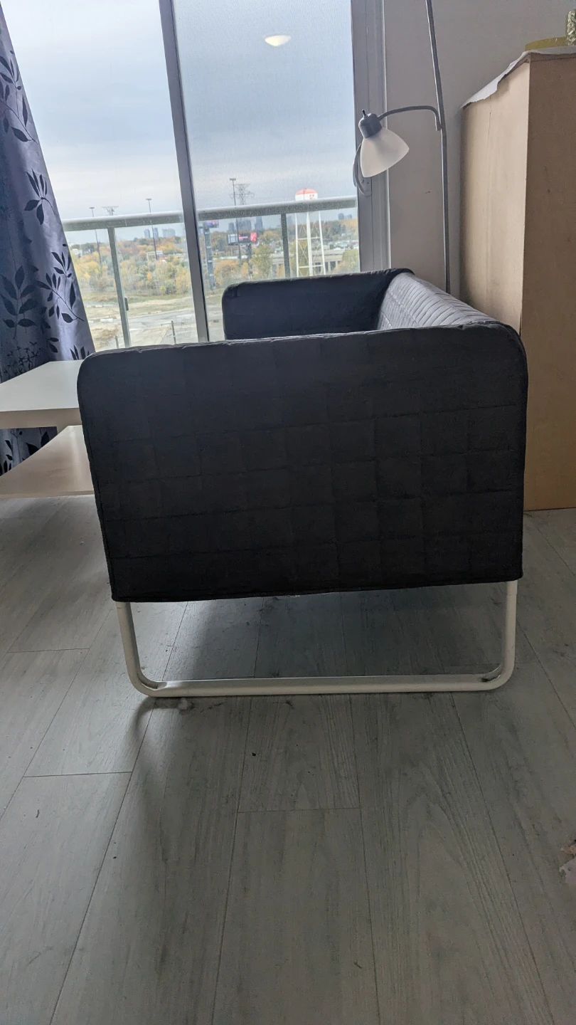 Grey Quilted Sofa - photo 5