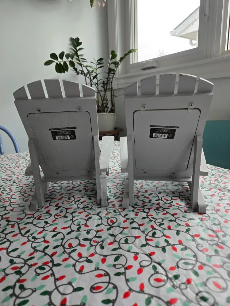 Two (2) Matching Wooden Chair Photo Frames image indicator(3)