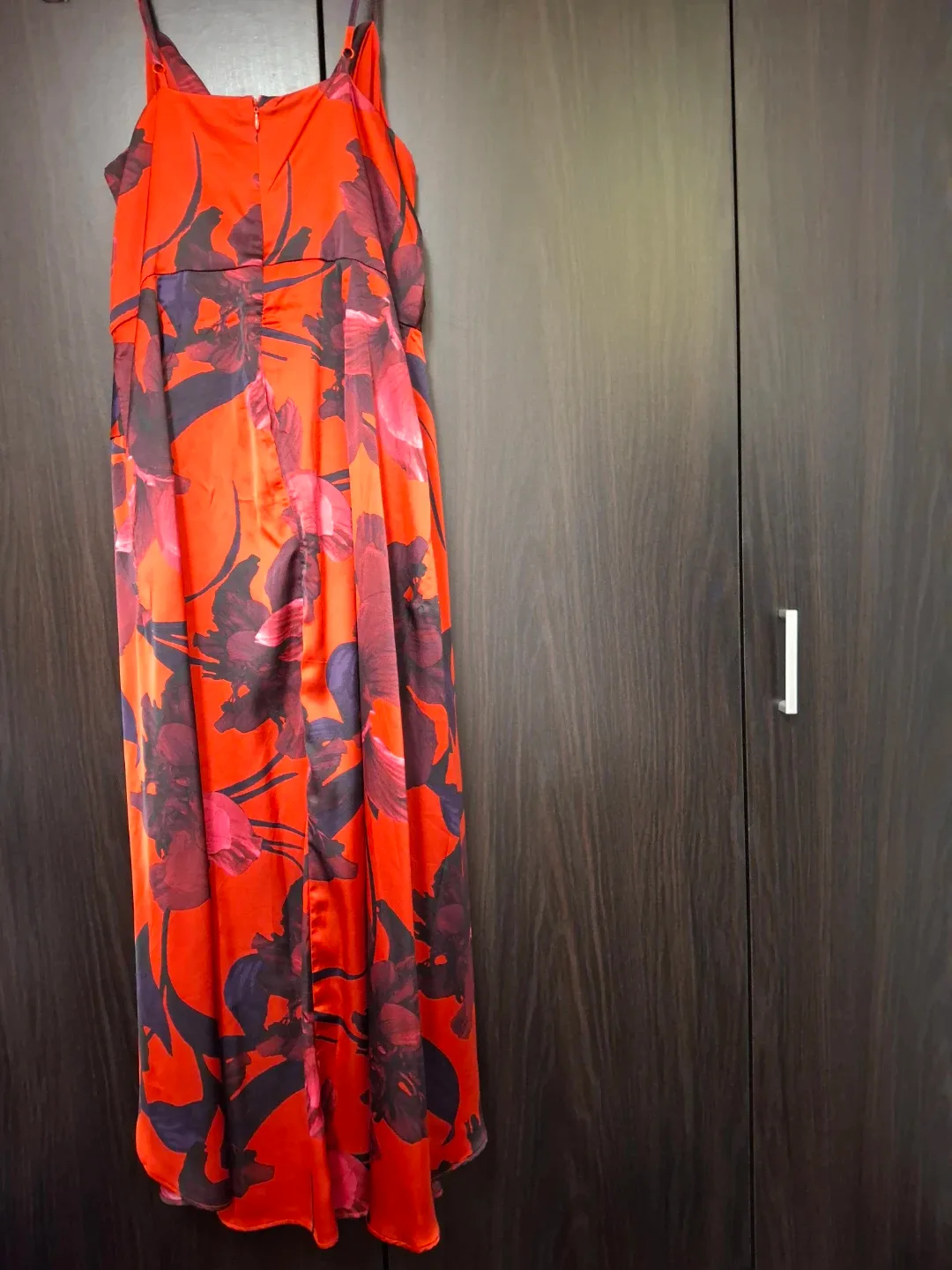 Floral Red Dress - Size L image indicator(2)