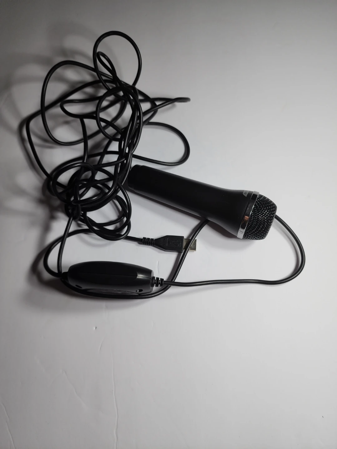 Black Microphone with USB Cable
