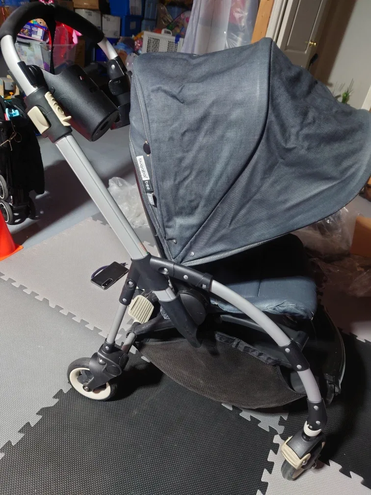 Bugaboo Stroller with Adapter, Footmuff & Cup Holder