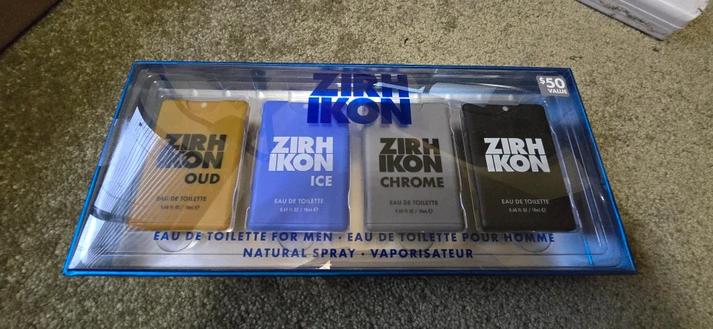 Zirh Ikon Oud, Ice, Chrome Eau de Toilette Set