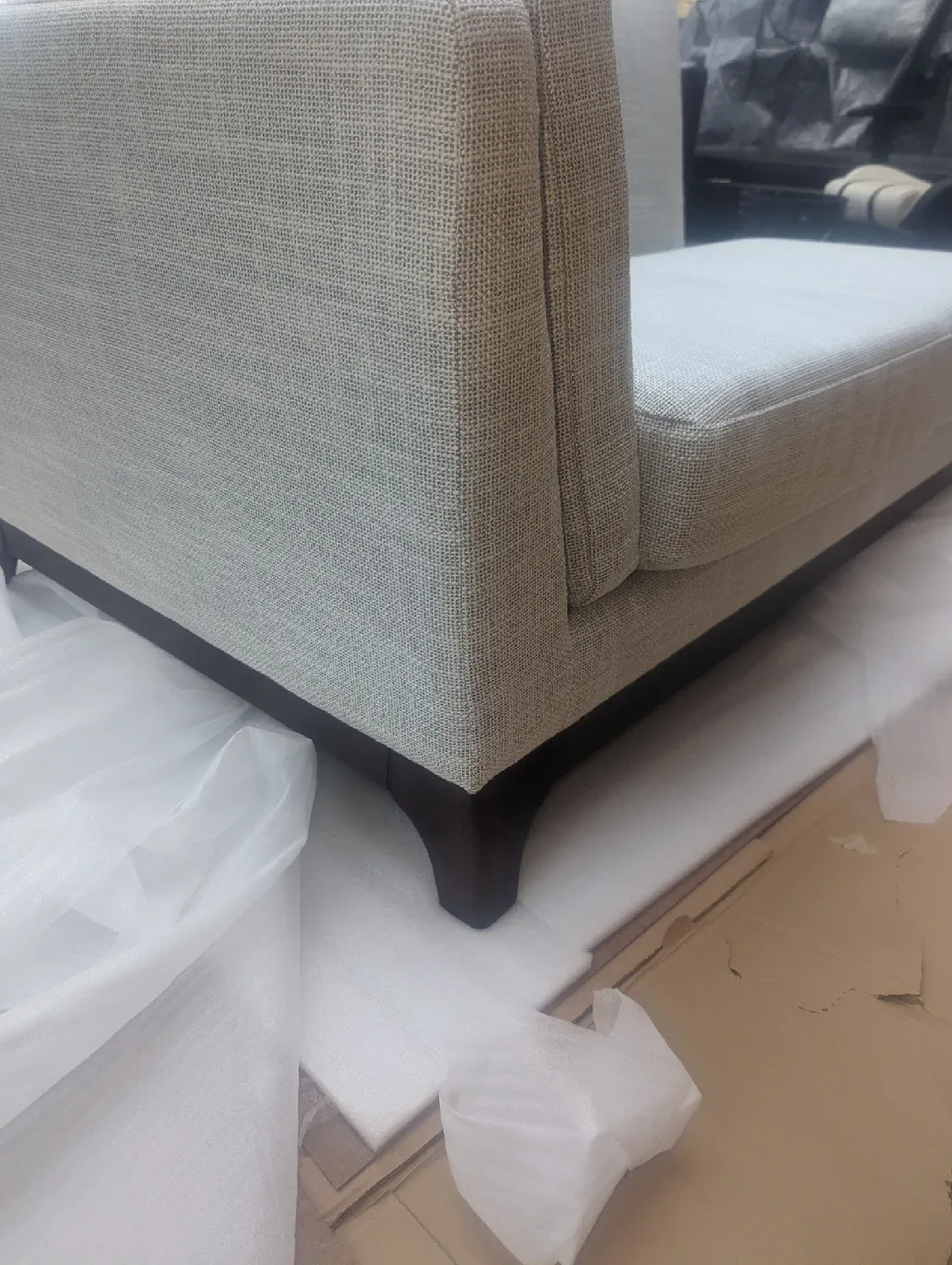 partial half Article Ceni 88" Corner Sectional - Buckler Ivory image indicator(2)