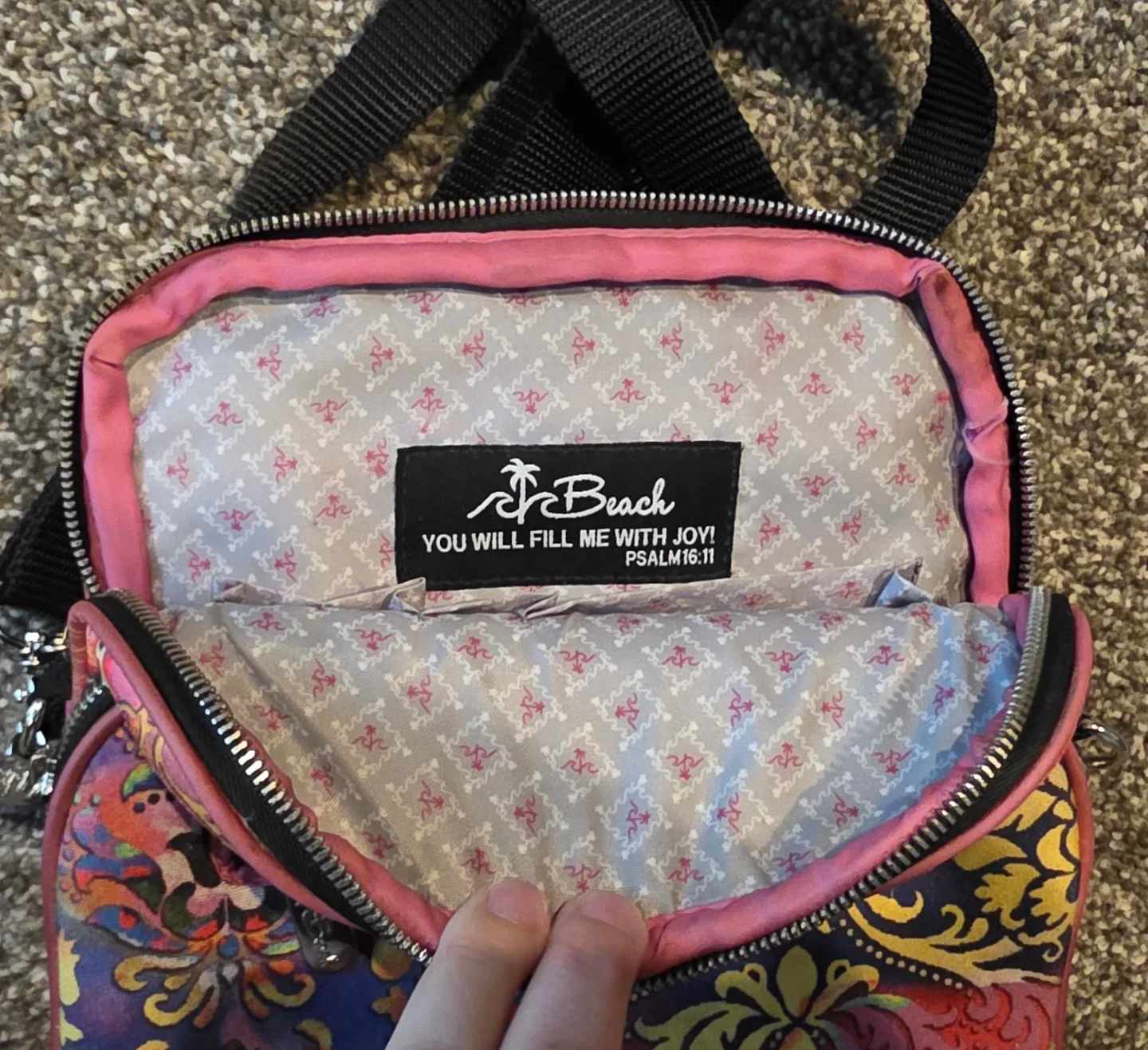 Beach Brand Colorful Crossbody Bag backpack! image indicator(4)