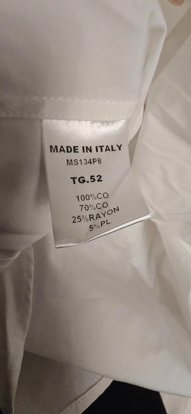 JOYCE by Romeo Gigli White Shirt - Size 52 image indicator(4)