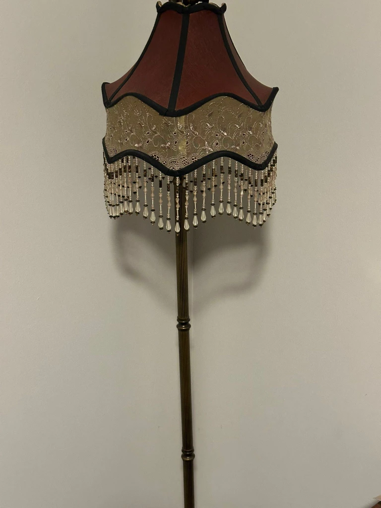 Stunning Vintage Style Beaded Floor Lamp - photo 4
