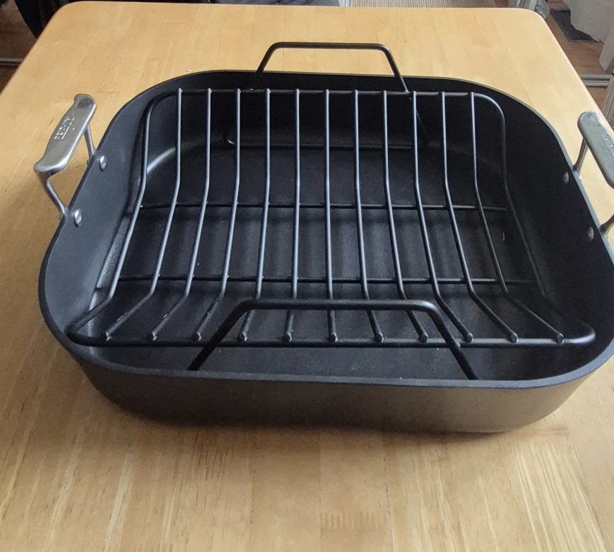 All-Clad Nonstick Roaster with Rack 16x13 - photo 2