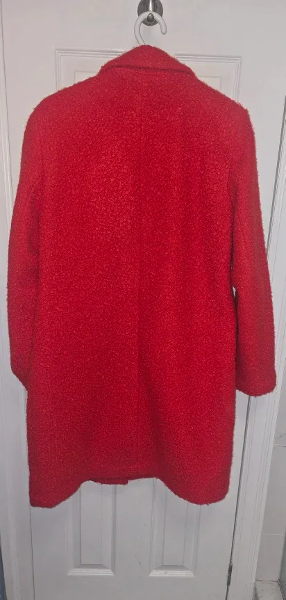 ONLY Red Textured Coat image indicator(2)