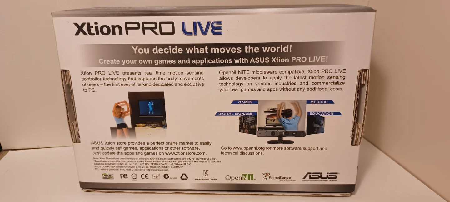 ASUS Xtion PRO LIVE development motion sensor - photo 3