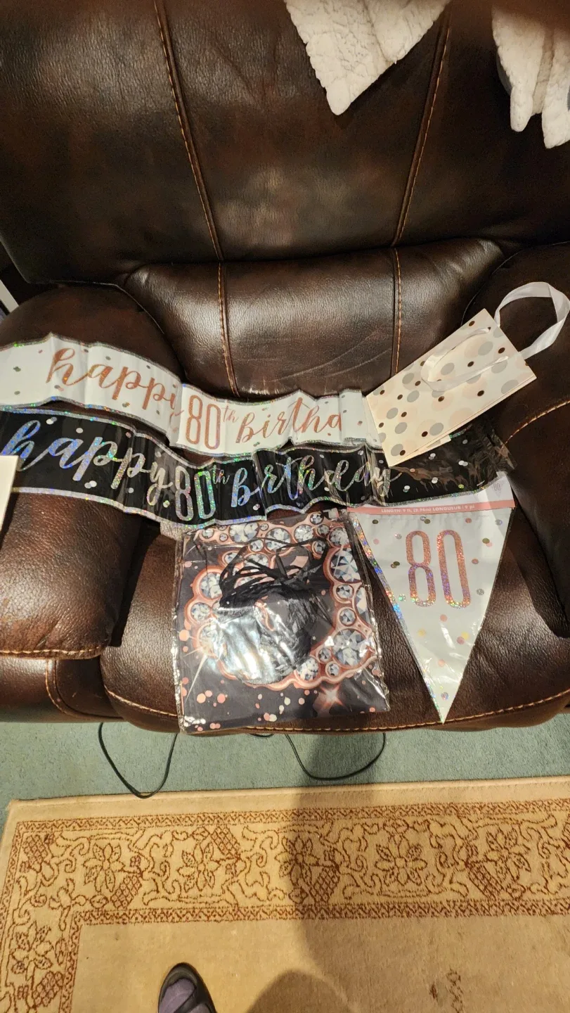 Trgowaul 80th Birthday Party Decorations image indicator(4)