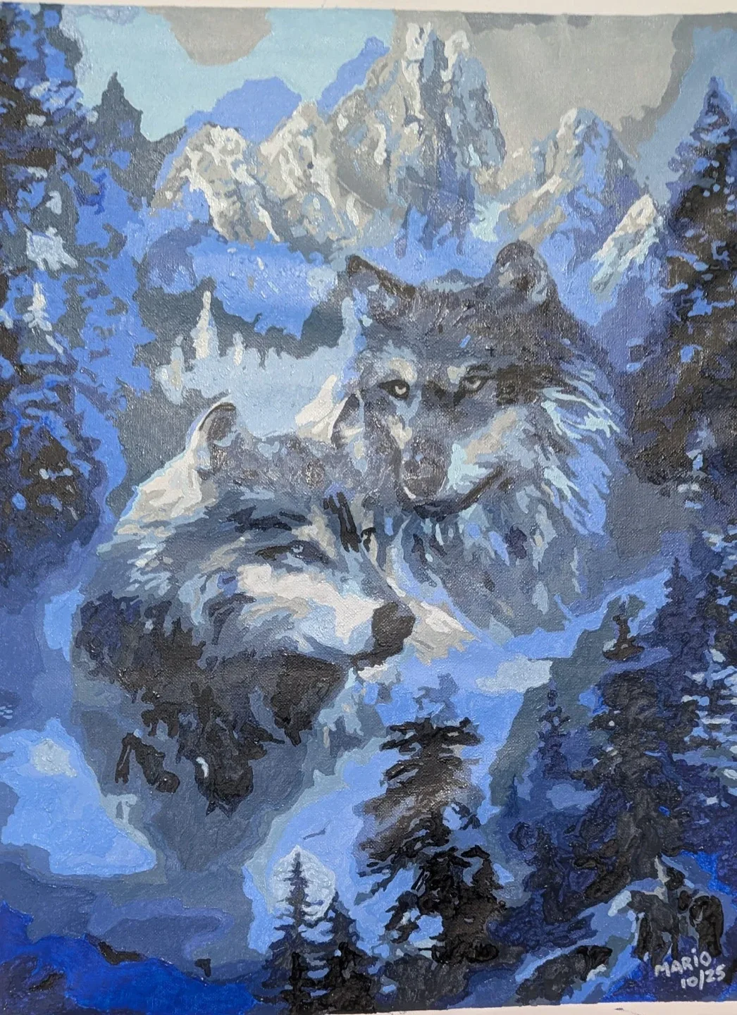 Wolf Painting