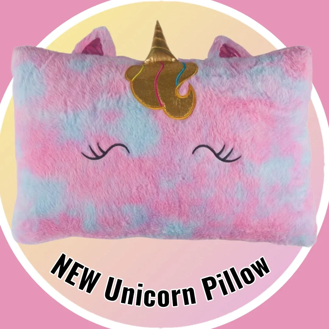 🥕 NEW Magical Plush Unicorn Pillow image indicator(2)